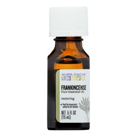 Aura Cacia Pure Essential Oil (Frankincense), 0.5 Fl Oz