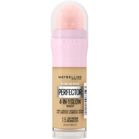 Maybelline Instant Age Rewind Instant Perfector Glow Makeup, Light Medium, 0.68 fl oz