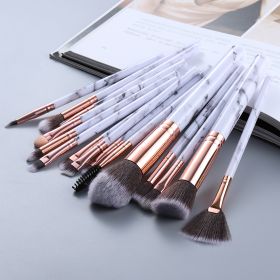 Marbled Design Brush Set (15) (Option: Grey-Q15pcs)