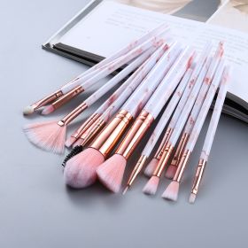 Marbled Design Brush Set (15) (Option: Pink-Q15pcs)