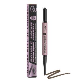 RUDE Double Agent 2 in 1 Eyebrow Pencil & Powder (Color: Taupe)